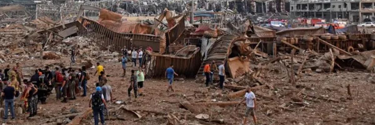 Reckless Trump Nearly Provokes International Incident, Wrongly Saying Beirut Explosion a "Bomb"