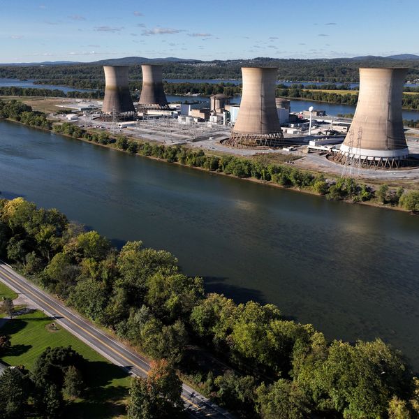 The shuttered Three Mile Island nuclear power plant