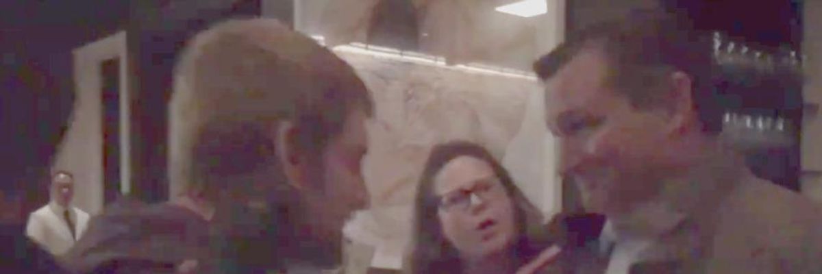 'Ted Cruz and Brett Kavanaugh Are Best Friends!': Texas Senator Flees Restaurant After Confronted by Sexual Assault Survivor and Allies