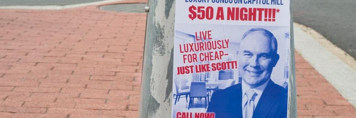 'Live Luxuriously for Cheap - Like Scott!': Green Group Trolls EPA Chief Pruitt With Fake Rental Ads
