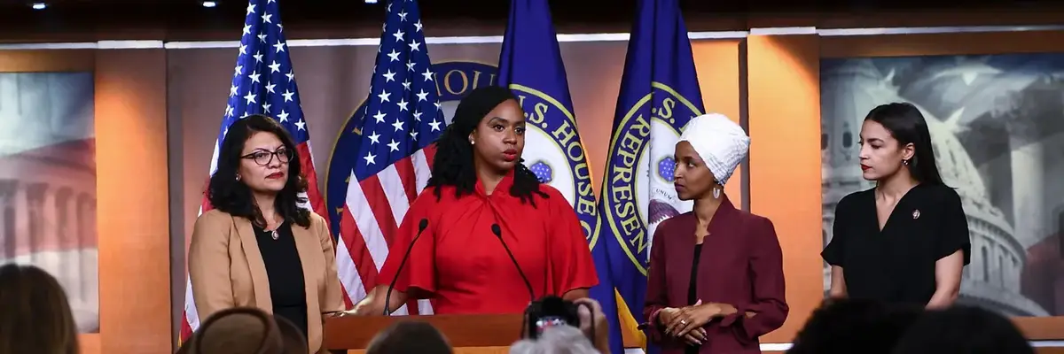The Squad holds a press conference