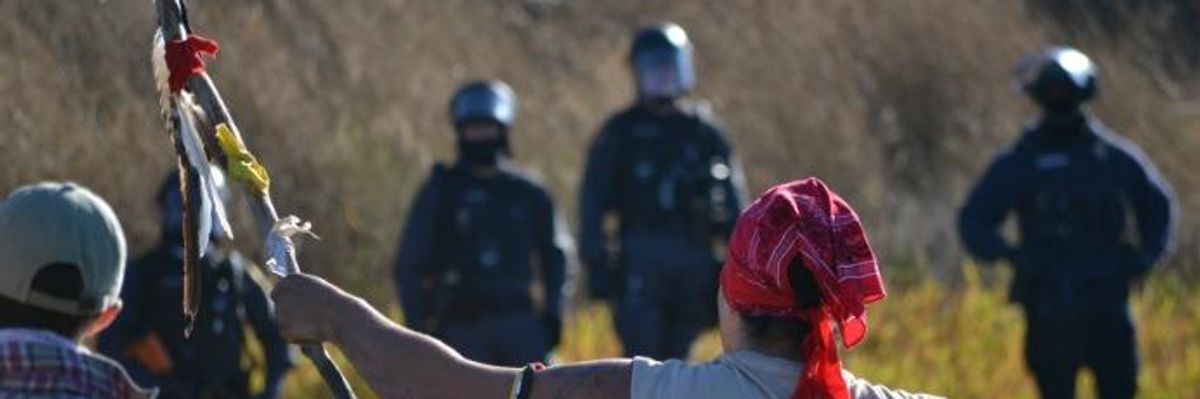 The Standing Rock water protectors
