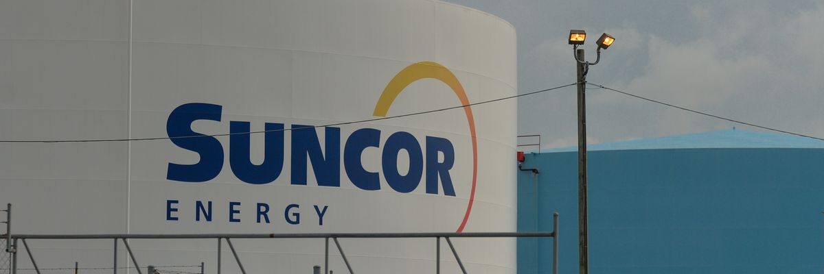 The Suncor Edmonton Refinery in Sherwood Park, Alberta, Canada is shown on September 12, 2021.