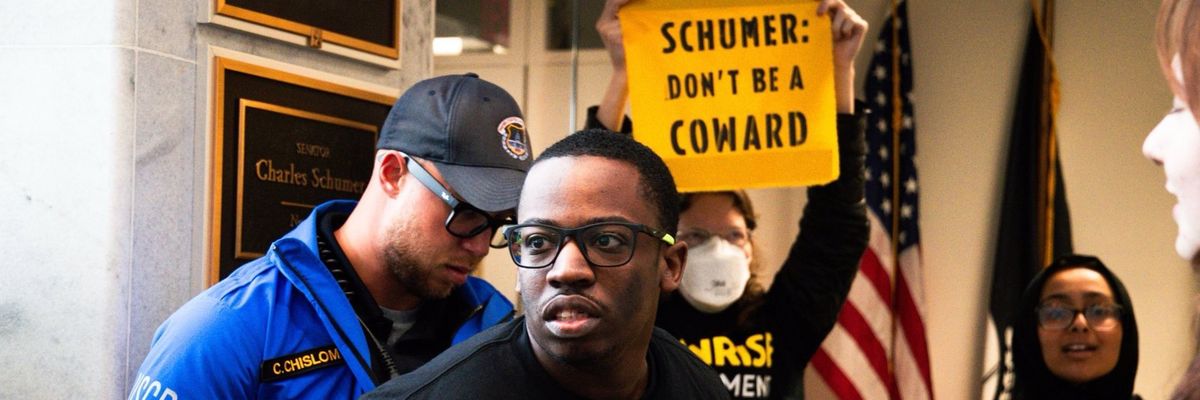 11 Arrested at DC Office Demanding Schumer 'Stand With Working People'