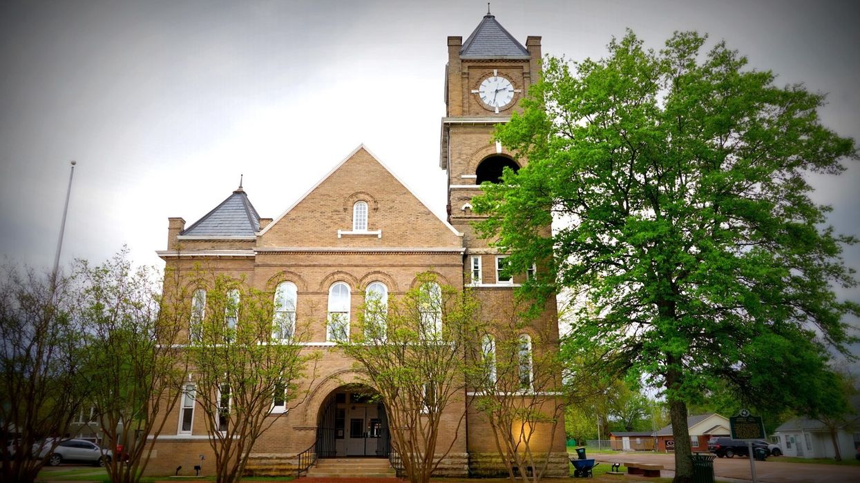 The Tallahatchie County Courthouse in Sumner, Mississippi.