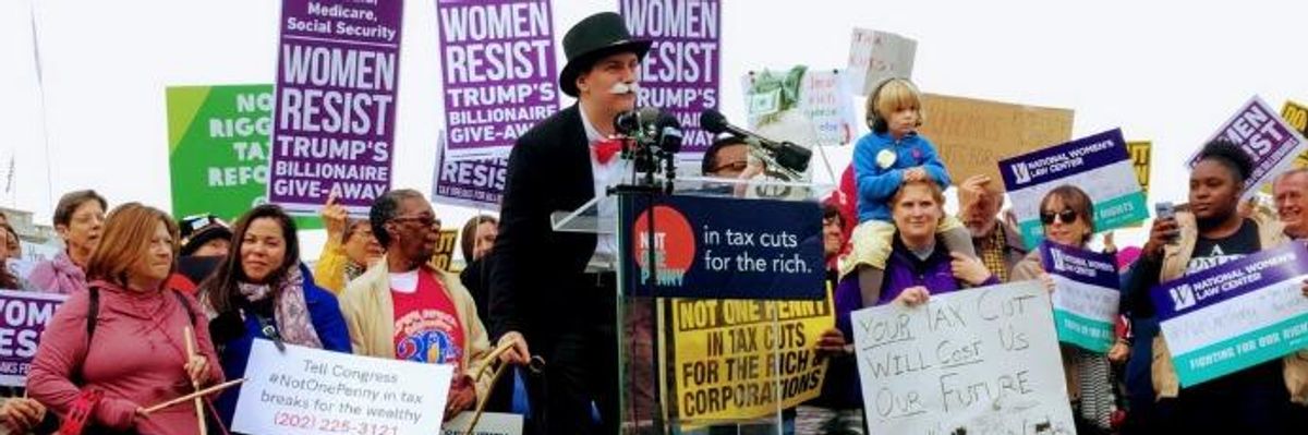 Battle Lines Drawn as GOP Moves Closer to 'Greatest Transfer of Wealth to the Super-Rich in Modern American History'