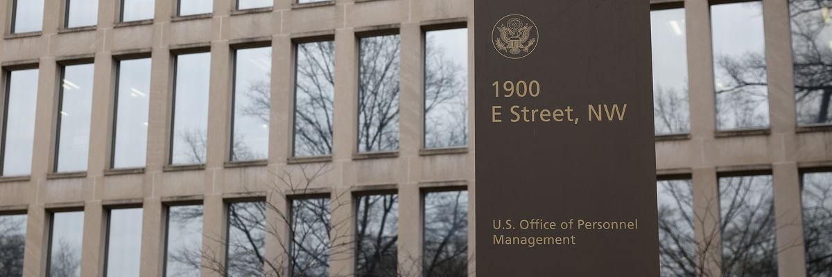 The Theodore Roosevelt Federal Building headquarters of the U.S. Office of Personnel Management