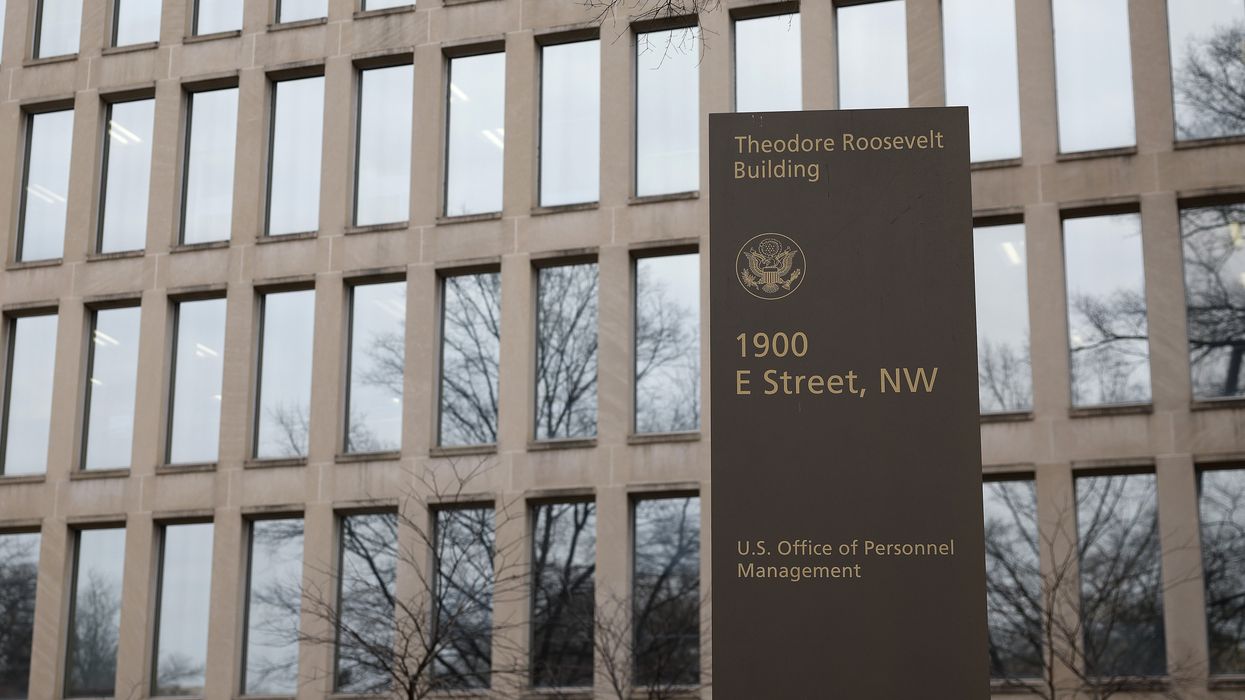 The Theodore Roosevelt Federal Building headquarters of the U.S. Office of Personnel Management