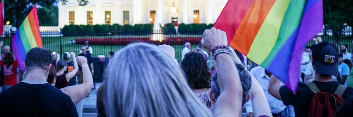 'Outrageous' and 'Reprehensible': Trump Gives Taxpayer-Funded Groups Green Light to Discriminate Against LGBTQ People