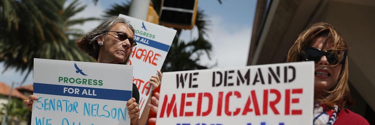 As 'Repeal Only' Effort Stalls in Senate, Resistance Urges Medicare for All