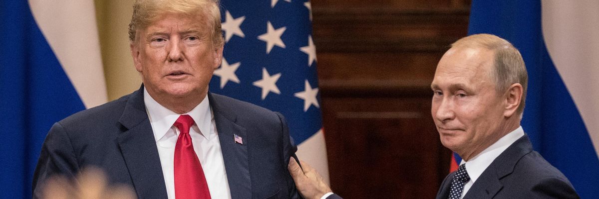 "Traitor" Trump "Colludes" With Putin Over Oil