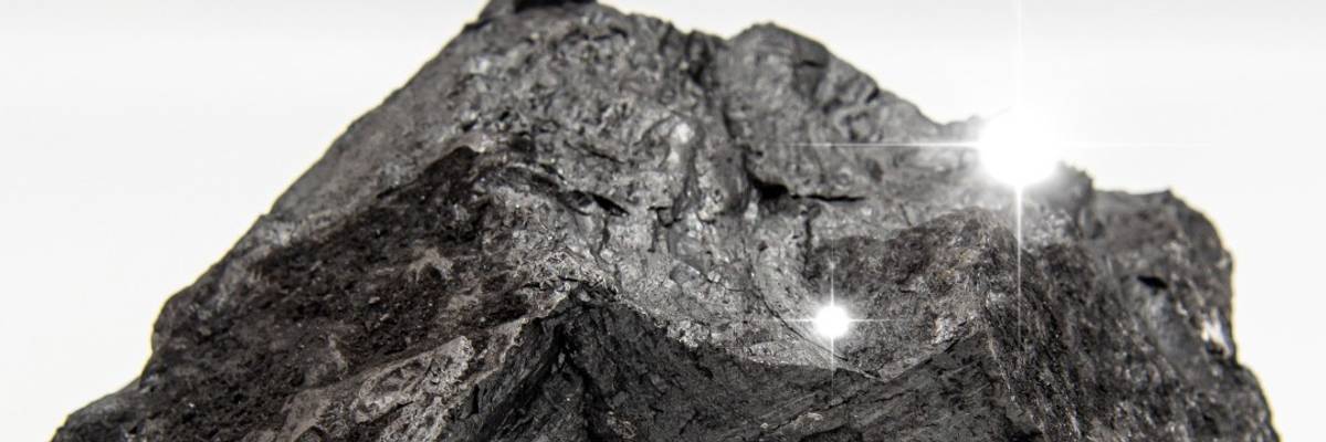 The U.S. Department of Energy shared an image of coal with the message, "She is the moment,"