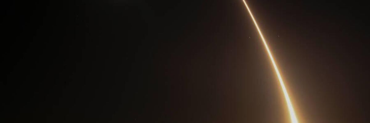 The U.S. test-fires a ballistic missile