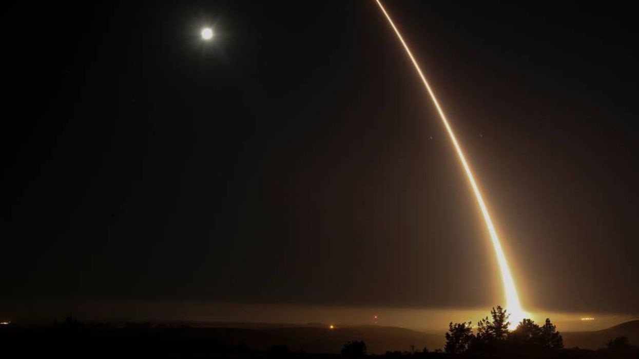 The U.S. test-fires a ballistic missile