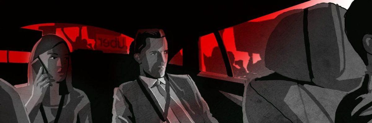 The Uber Files graphic