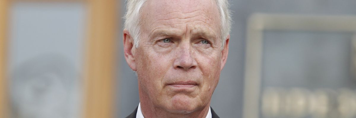 The US Senators Ron Johnson Visits Kiev