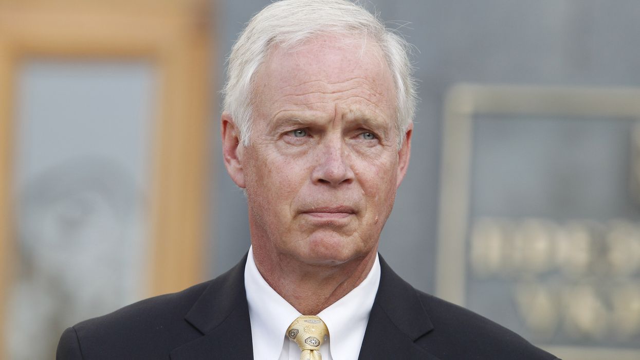 The US Senators Ron Johnson Visits Kiev