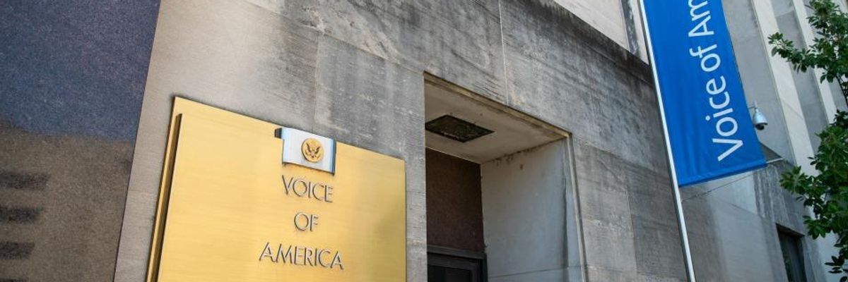 'Stuff of Tinpot Dictatorships': Trump Appointee Denounced for Move to Turn US Media Agency Into Mouthpiece for State 'Propaganda'