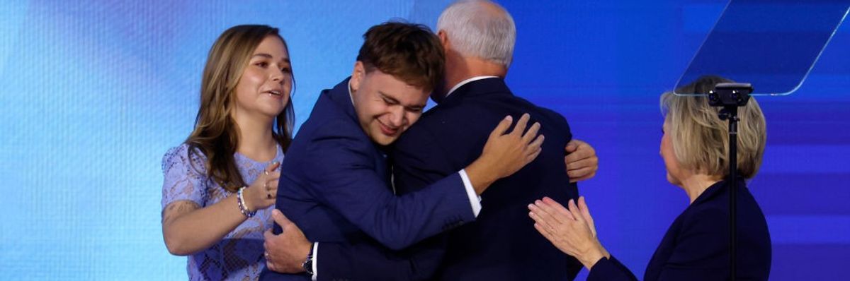 The Walz Family at the DNC