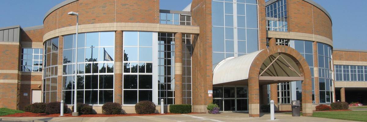 The William Sharpe Jr. Hospital is shown in Weston, West Virginia.