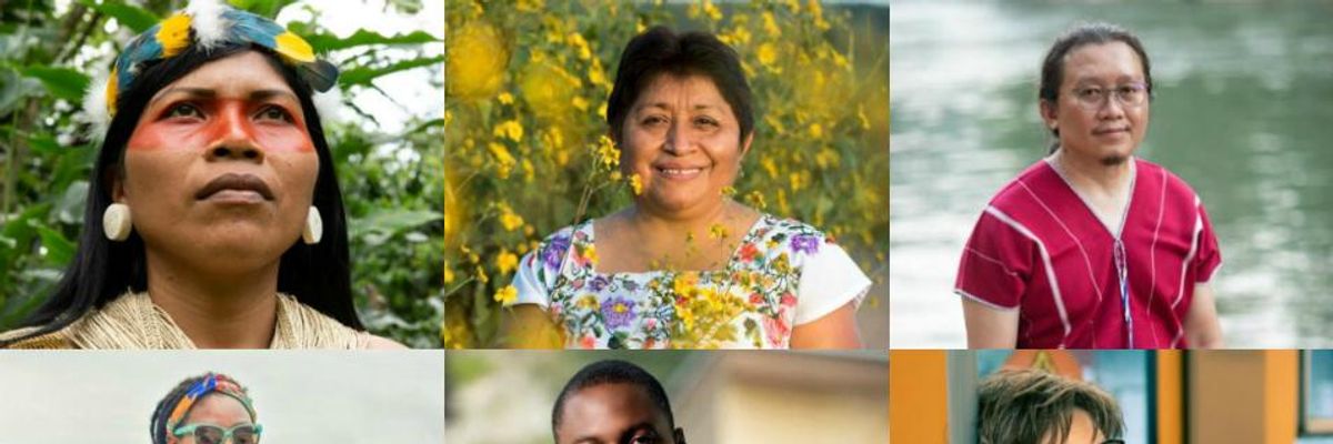 Six Environmental Heroes Awarded Goldman Prize for 'Taking a Stand, Risking Their Lives and Livelihoods, and Inspiring Us'