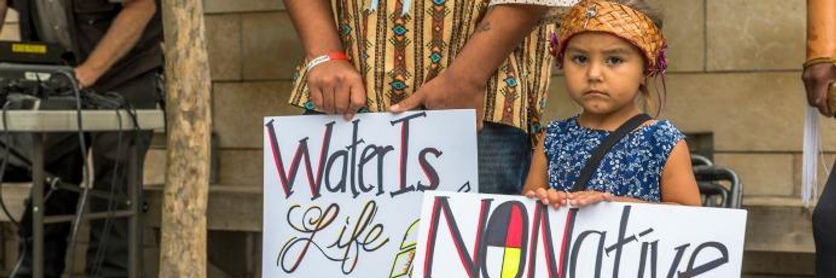 To Protect "Our Nation's Future," Tribal Chairman Takes Fight Against Pipeline to UN