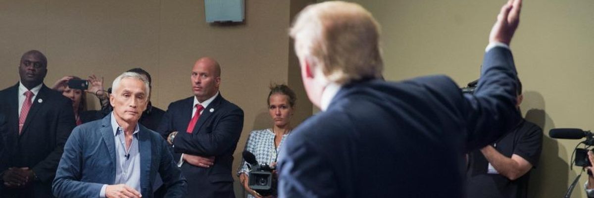 Trump's 'Strategic' Attacks on Media Threaten to Incite Violence, UN Human Rights Experts Say