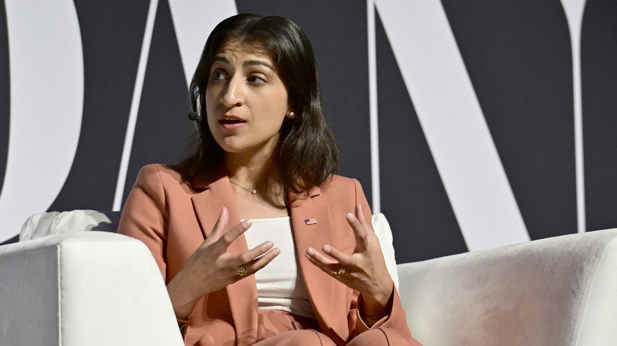 Then-Federal Trade Commission Chair Lina Khan