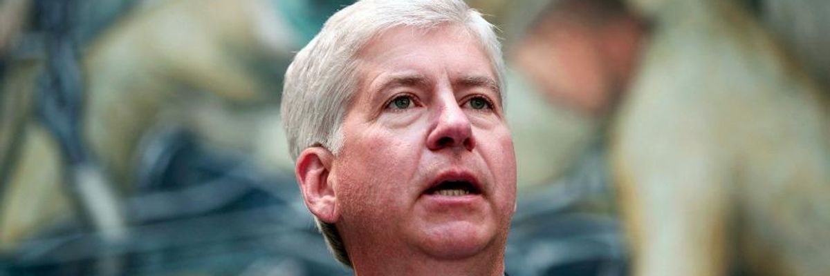 Indignation as Michigan Judge Drops Flint Water Charges Against GOP Ex-Gov Snyder
