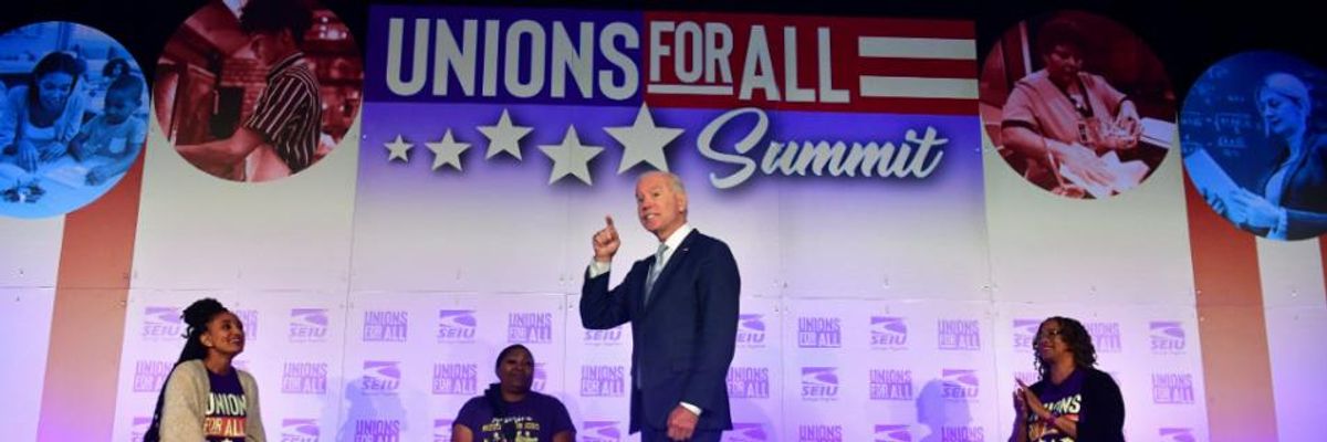 Progressives Urge Biden to Prove 'Pro-Union' Stance by Publicly Backing Amazon Workers in Alabama