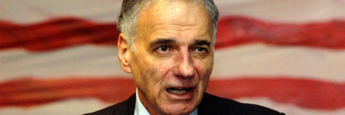 For Ralph Nader, Defiance Is a Way of Life