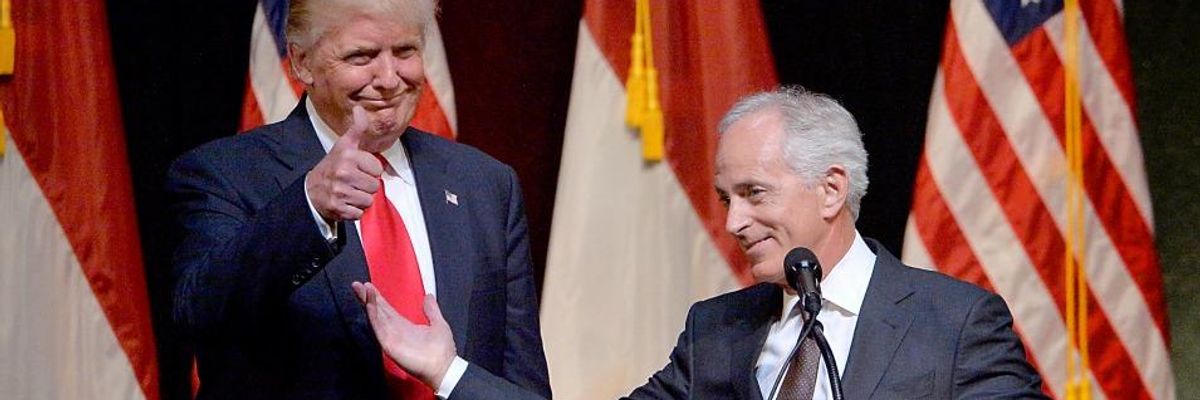 Corker: Trump Recklessness Threatens World War III (And Most GOP Know It)