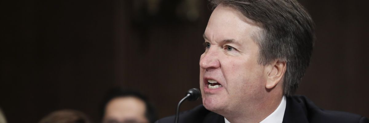 Then-Supreme Court Nominee Brett Kavanaugh Testifies to the Senate Judiciary Committee.