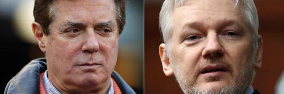 'This Is Sketchy': Critics Warn Against Blind Acceptance of Explosive Guardian Report About Secret Manafort-Assange Meetings