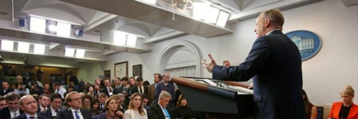 As White House Cracks Down on Press, Calls Grow for Journalists to Fight Back