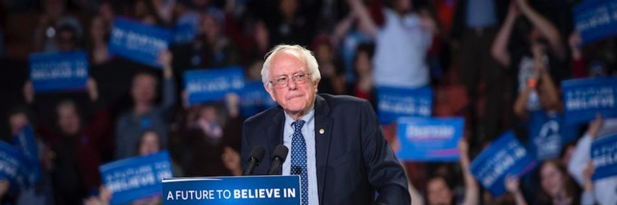 Inevitability or Electability? Sanders Reminds Voters He's Most Likely To Trounce Trump