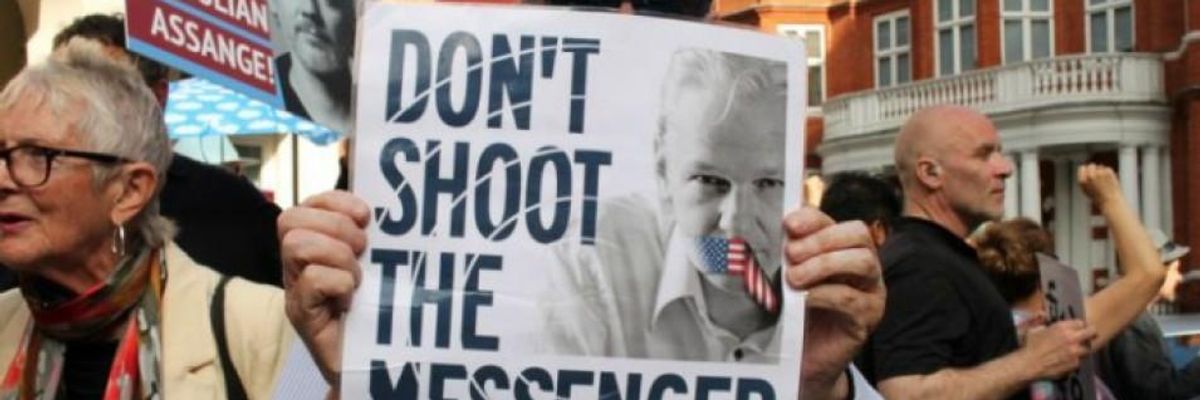 After Assange's Espionage Act Indictment, Police Move Against More Journalists for Publishing Classified Material