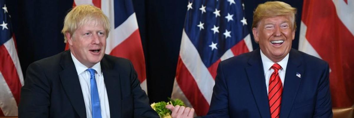 Leaked US Trade Talks Show How Trump Is Dictating Johnson's Approach to a Hard Brexit