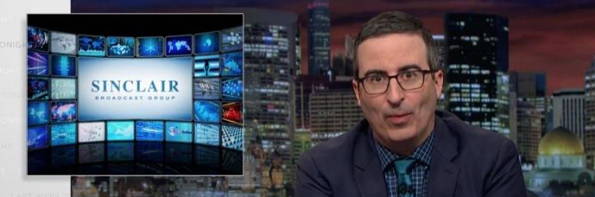 John Oliver: This Right-Wing Media Company Is National Threat to Local News