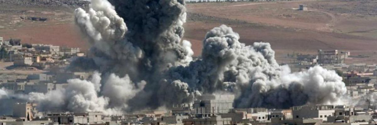 Dozens of Civilians Killed by US-Led Bombing of Syria: Report