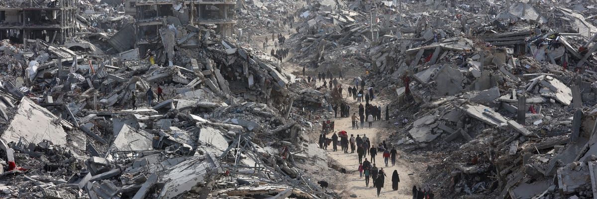 'Haunting' Footage as Gazans Return to Homes in Ruin