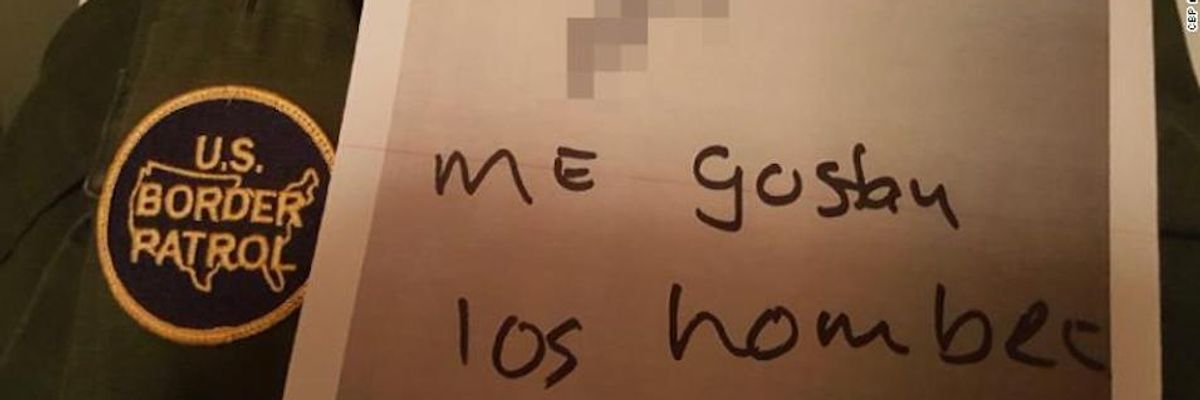 Alleged Abuse by US Border Guards Who Forced Detained Migrant to Wear Humiliating Sign Around His Neck Reminiscent of Nazi Camps, Expert Warns