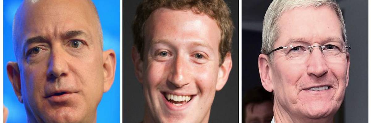 As Big Tech CEOs Face Historic Anti-Trust Hearing, New 'Merger Tracker' Reveals Outsized Power of Silicon Valley Titans