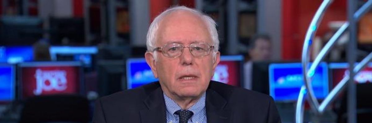 Discouraging Protest Vote, Sanders Says: Elect Clinton--Then Mobilize