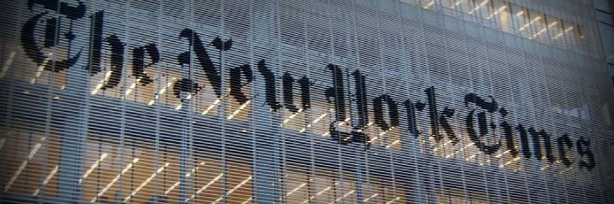 'Love Letter to Capitalism and War': Progressive Scorn Follows New York Times Endorsement