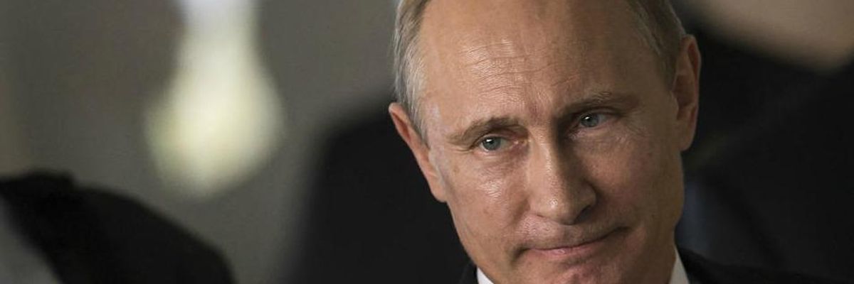 Blaming Russia as 'Flat Fact'