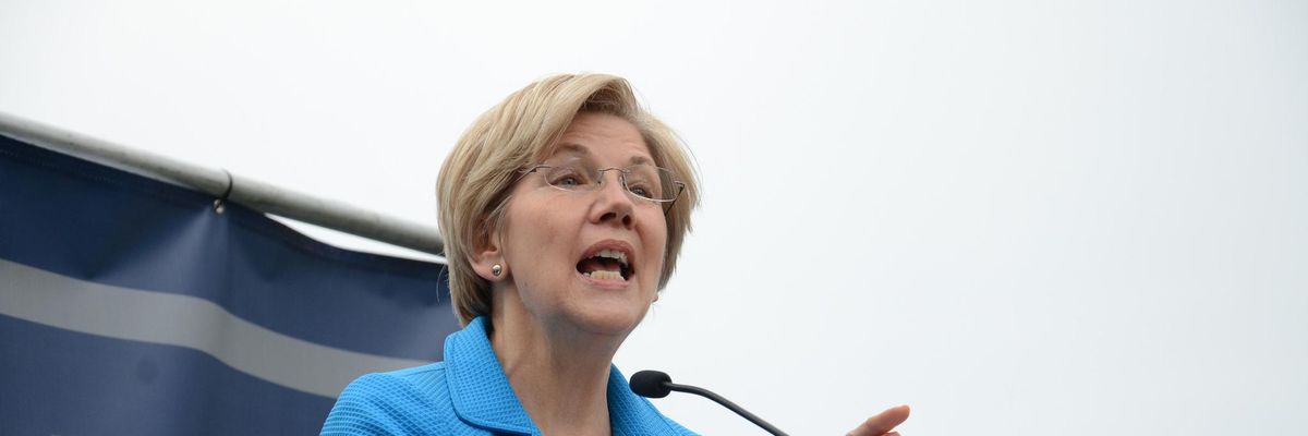 Warren Blasts "Back-Slapping" Wall Street Insiders