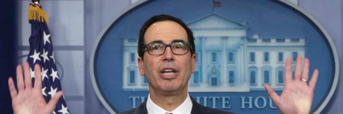 Mnuchin Flips Tax-Scam Grift, Hopes Nobody Notices