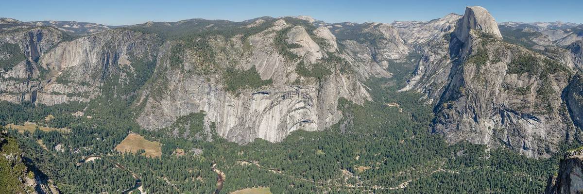 This view of Yosemite Valley was captured from Glacier Point on September 16, 2013.