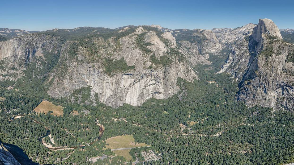 This view of Yosemite Valley was captured from Glacier Point on September 16, 2013.